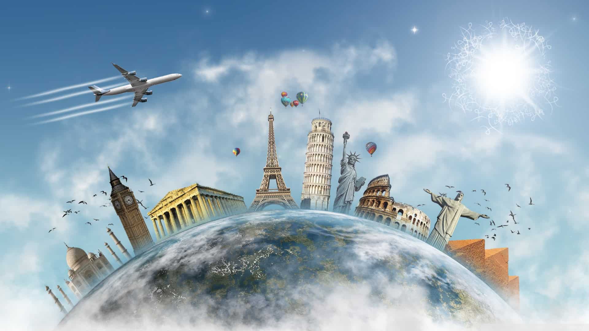 Travel Around The World Backgrounds Travel Around The World Backgrounds
